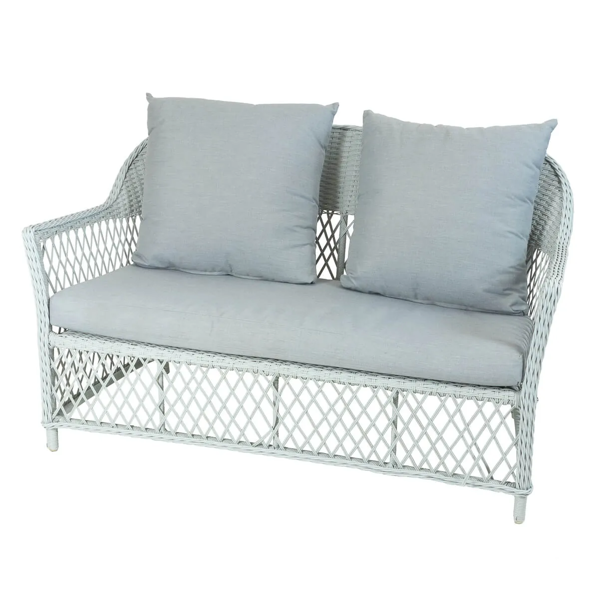 Bianco Rattan 2 Seater Sofa
