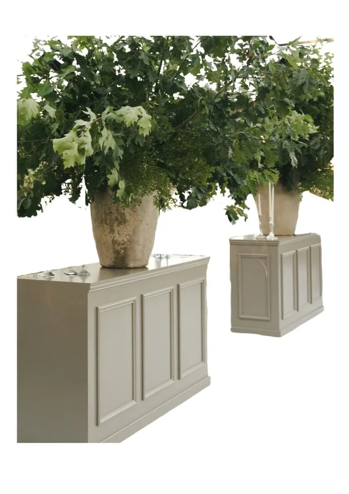 Provincial Panelled Bar — Linked Events Emerald furniture collection