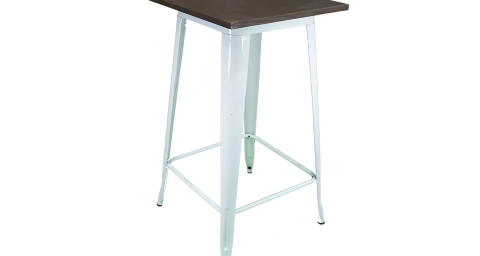 White Tolix Bar Table