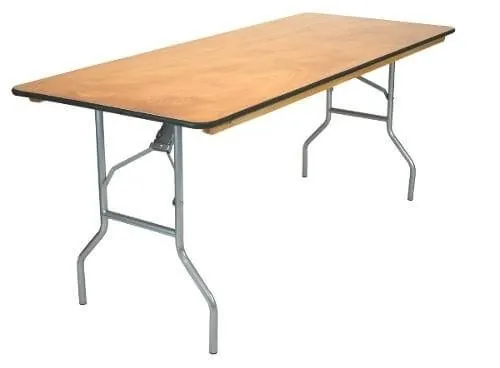 Natural Timber Banquet Table 1.2×2.4m