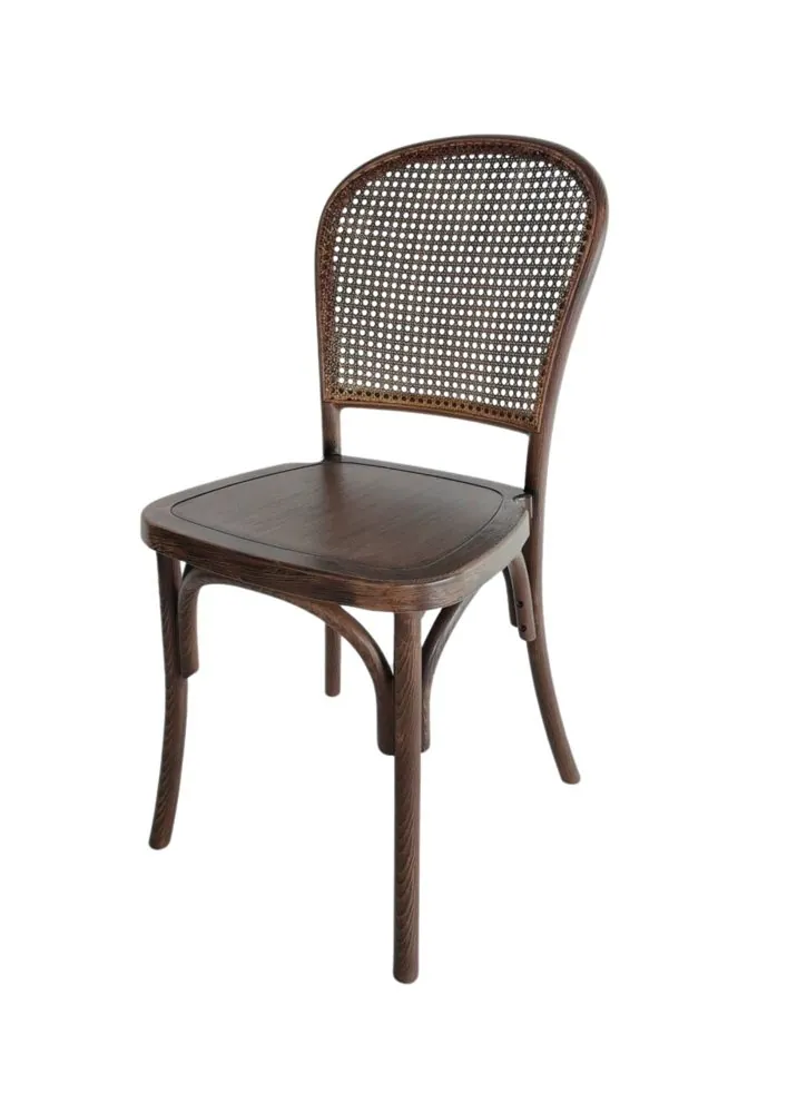 Bentwood Cane Chair — Linked Events Emerald furniture collection