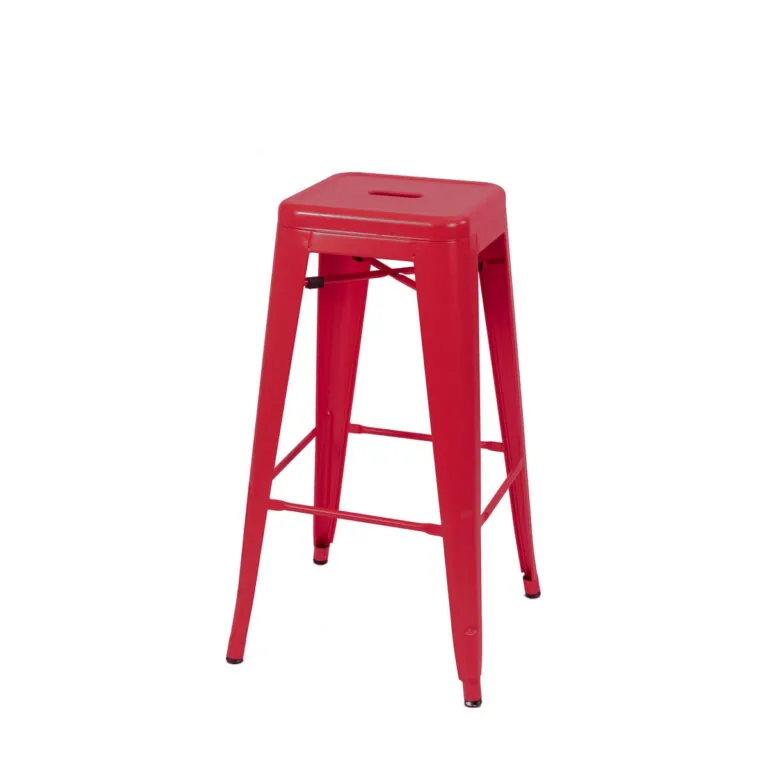 Tolix Bar Stool — Red