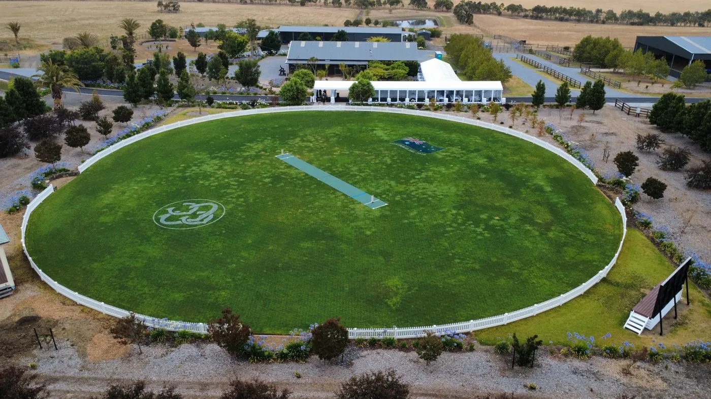 Aerial View — Cricket Ground Marquee