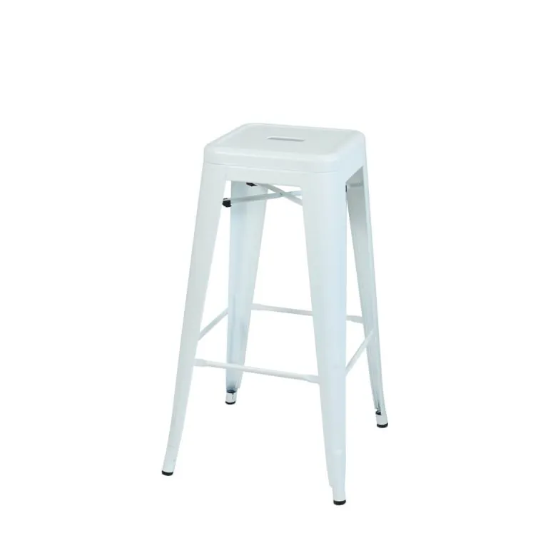 Tolix Bar Stool — White