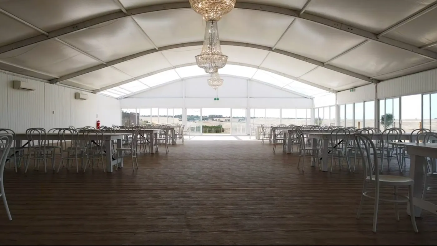 Marquee event setup